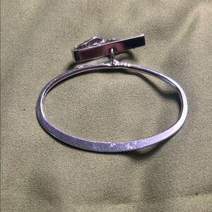 SWANK 1960's Men's Tie Bar w/Circle Drop.